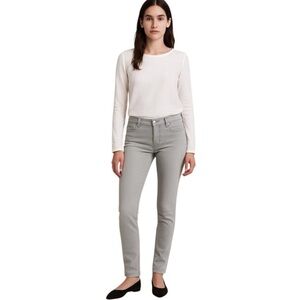 AG Adriano Goldschmied The Stevie Slim Ankle Jean in Gray size 27